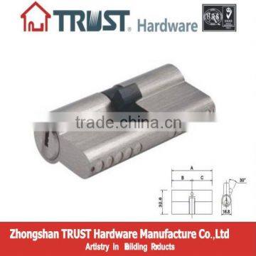 C66SN:Trust 66mm Euro Profile Brass security lock cylinder