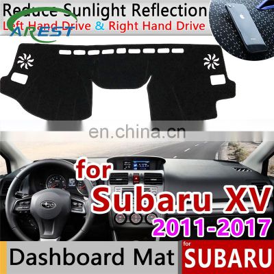 for Subaru XV 2011~2017 Anti-Slip Mat Dashboard Cover Pad Sunshade Dashmat Anti-UV Accessories WRX STI 2012 2013 2014 2015 2016