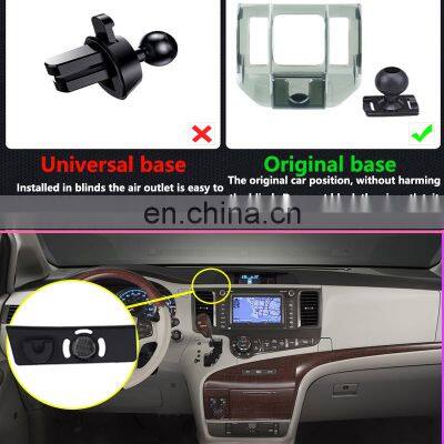 Car Mobile Phone Holder for Toyota Sienna XL30 2011 2012 2013 2014 2015 2016 2017 2018 2019 2020 Bracket Accessories for Iphone photo-4