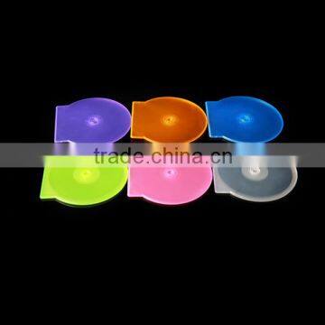 Slim Clamshell Clear Round Plastics cd Dvd Case