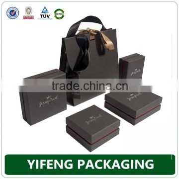 Eco-friendly Glue Black Printing Paper Boxes Cardboard For Gifts Packaging