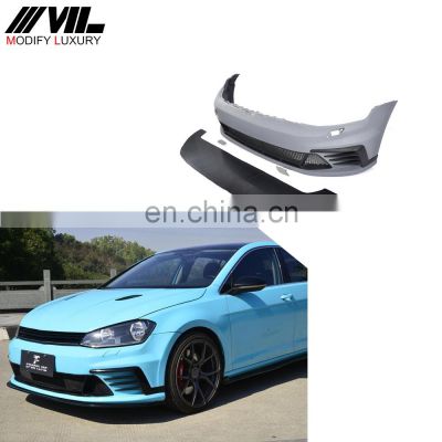 PU Car Front Bumper Kit for Volkswagen VW GTI/R Golf7 MK714-17