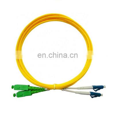 ftth SC APC to LC UPC Duplex Single mode G657A G652D Fiber Optic Patch cord Fiber Jumper