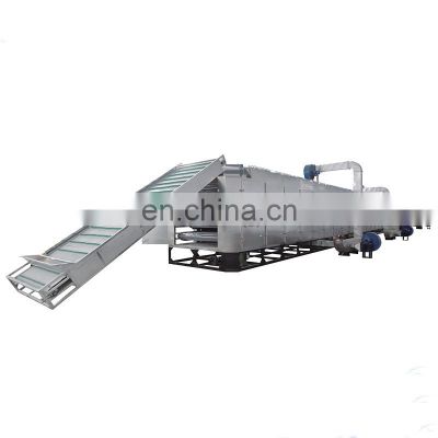 belt leaves vegetables fruit drying machine continuous belt dryer