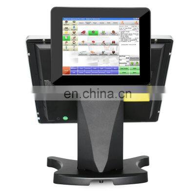 15'' Capacitive Touch Screen All in One POS With 8inch Customer Display System/cash Register/cashier POS Machine photo-5