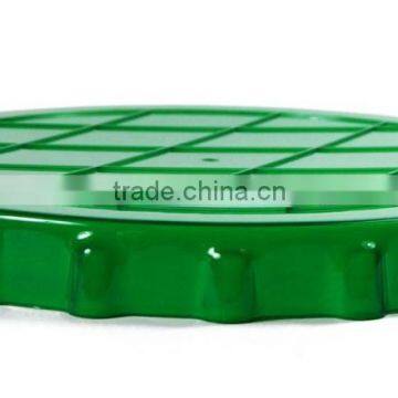 Green Beer Lid Shape Plastic Tray photo-2