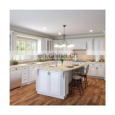 White Modern Luxury Lacquer MDF Kitchen Cabinet Custom Shaker Design Made in China