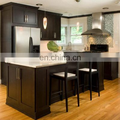 Module black kitchen cupboard kitchen hanging cabinet door