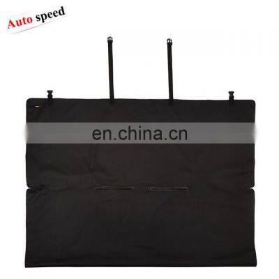 Black Waterproof Car Back Bench Seat Cover Protector for Pets photo-2