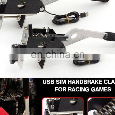 AOSU PC Windows Sim Racing Games Racing Usb Handbrake + Clamp for pc