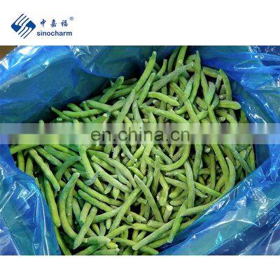 Sinocharm ISO Certified Crisp Tasty Nutritious IQF Frozen Green Beans