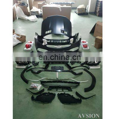 Wholesale Body Kit for Mercedes Benz GL X166 2012-2015 Change to 2019 GLS63 AMG Style With Bumpers Headlight Taillight Hood