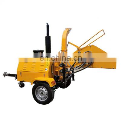 Self Feeding Mobile double hydraulic feeding Wood Chipper crusher tree chipper