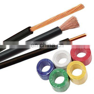 Pvc Insulated Wire 450/750V Copper Electric Cable Wire Pvc Insulated Electric Wire