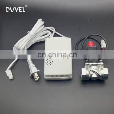 Duvel Shut Natural Gas Off Solenoid Valve Family Safety Control Gas Solenoid Valve With Alarm photo-2