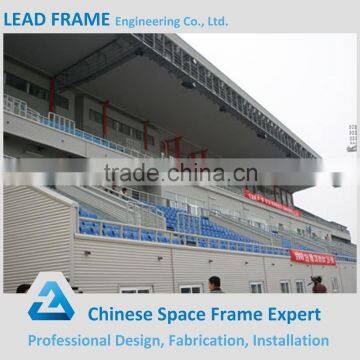 Large span metal steel structure space frame bleacher for sale