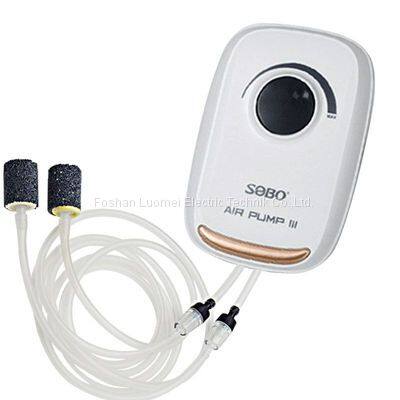 SOBO AR-10 AR-20 AR-30 AR-60 AR-90 Silent Aquarium Air Pump Adjustable Volume photo-2
