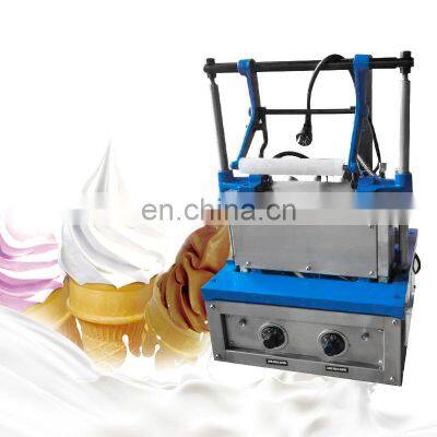 Automatic Commercial Waffle Egg Sugar Pizza Soft Cake Cone Ice Cream Punch Maker Making Machine