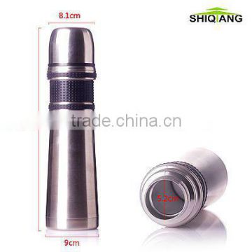 750ml vacuum stainlee steel drink bottle with rubber grip