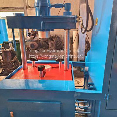 Manual Control YFT-B100 Vertical Valve Pressure Testing Machine for Flange Welding Threaded Valve Test photo-3