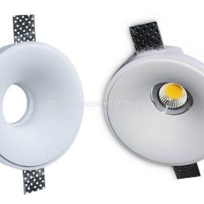 Round Recessed Gypsum GU10 LED Down Lights