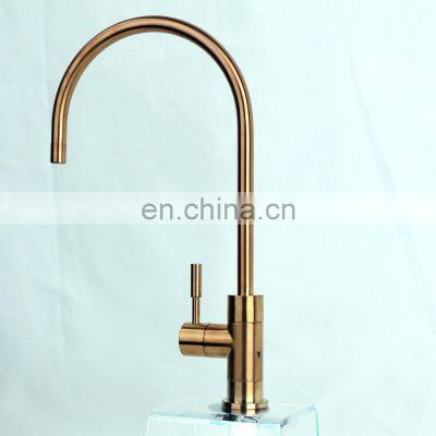 American Style Air Gap Water Filter Faucet Gold polished Kitchen Sink Faucets