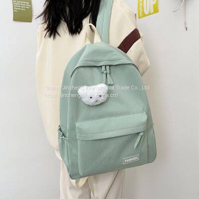 Premium Quality Lightweight Casual College School Corduroy Backpacks University Bookbag photo-5