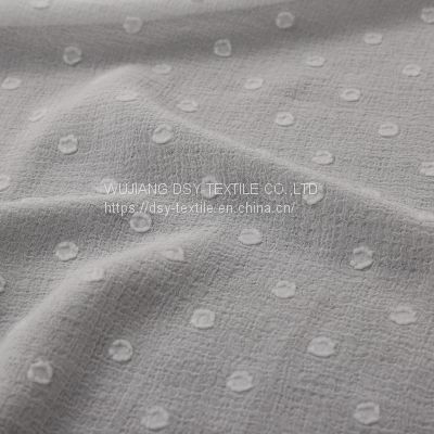 100% Polyester cutting flowers Chiffon fabric 75D Woven flowers pattern jacquard chiffon