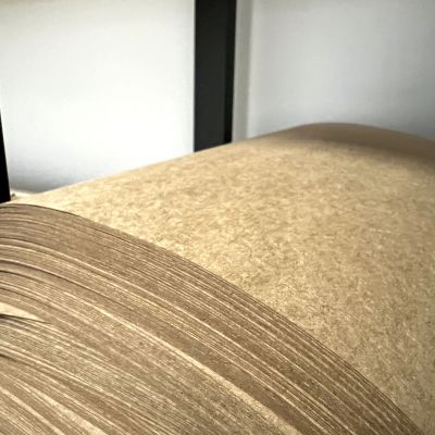 With High Quality Brown Paper Kraft Test Liner Board russia