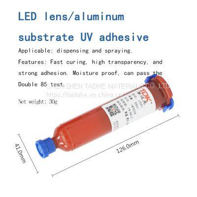 LED Lens Aluminum Substrate UV Adhesive Strong Adhesion LED Backlight Lens UV Adhesive LED Light Strip Electronic Sealing UV Adhesive photo-3