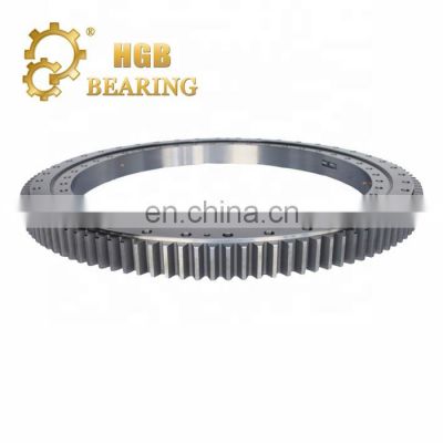 Four point contact ball slewing gear bearing large slewing bearing