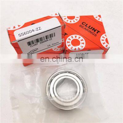 20x42x12 anti-rust corrosion resistance 304 stainless steel ball bearing 6004ZZ SS6004ZZ S6004ZZ bearing