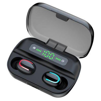 Q82 TWS Wireless 5.0 Earphones Mini Stereo Gaming Earbuds IPX7 Waterproof Headphones Sports Headsets with Mic Charging Case