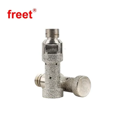 D20*50t 1/2gas Vacuum Brazed Diamond CNC Finger Bits for Granite Marble Quartz photo-2