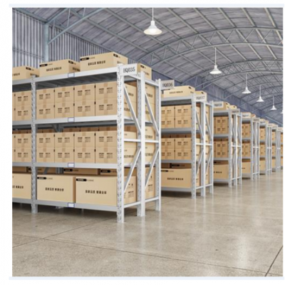 Light Duty Warehouse Storage Shelf Boltless Rivet Shelving Steel Shelf