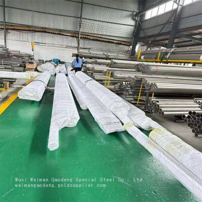 Aerospace Titanium Seamless Pipe 22mm OD Bright Surface Seamless Titanium Pipe High Precision 6m Length