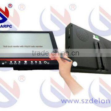 Factory Price with VGA+USB+AV Input 7inch Touch Screen Monitor