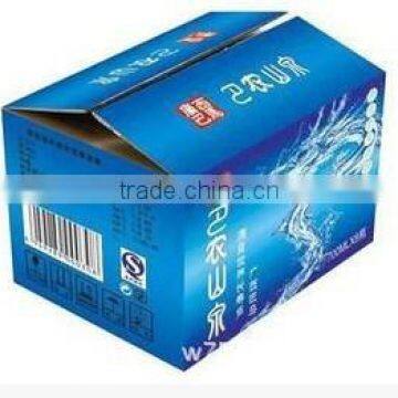 Printed Corrugated Bottle Water Packaging Cartons Beverage Shipping Cartons