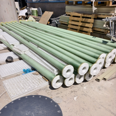 Fiberglass FRP/CPVC Composite Pipeline, High Temperature Resistant Chlorinated Polyvinyl Chloride