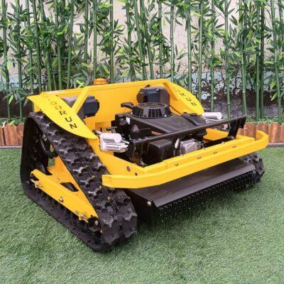 Robot Lawn Cutter VTLM600 Keeps Operators Safe Distance Industrial 4-Stroke Mulchmaher Vigorun VTLM600 for Forestry