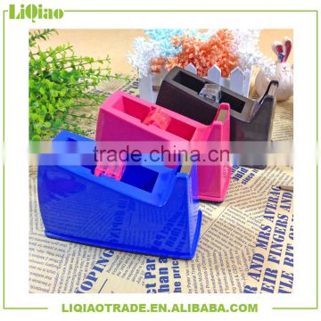 Colorful plastic packing tape dispenser