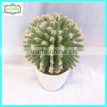 17cm high quality real touch plastic mini cactus