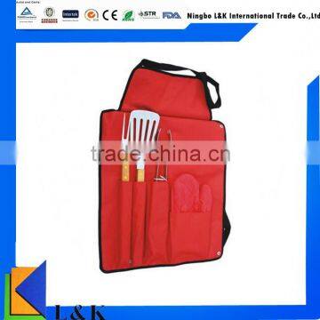 wholesale bbq glove/bbq apron/portable bbq set