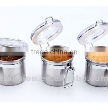 2013 new style mini stainless steel airtight spice jar