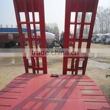 Used 11m Truck Trailer for Transportation/ Secondhand 40ton Lowbed Flatbed Trailerin Top Performance photo-3