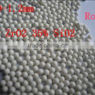 2mm silicate ball mill 65% ZrO2 wear resist grinding media chemical companies sale