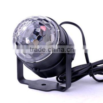 Mini and Delicate Design LED Stage Light Party LED Mini Crystal Ball Sound Control for Disco,all Kinds of Parties