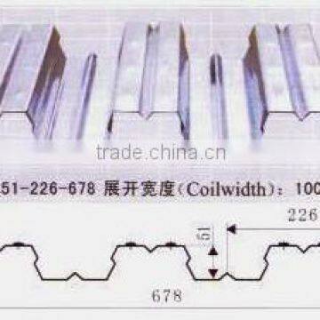 1.2mm thick galvanized corrugated steel deck sheet