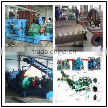 hgih quality whole line high production capacity big tire recycling shredding equipment