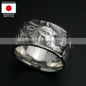 Engraved silver jewelry ring , other fashion accessories also available